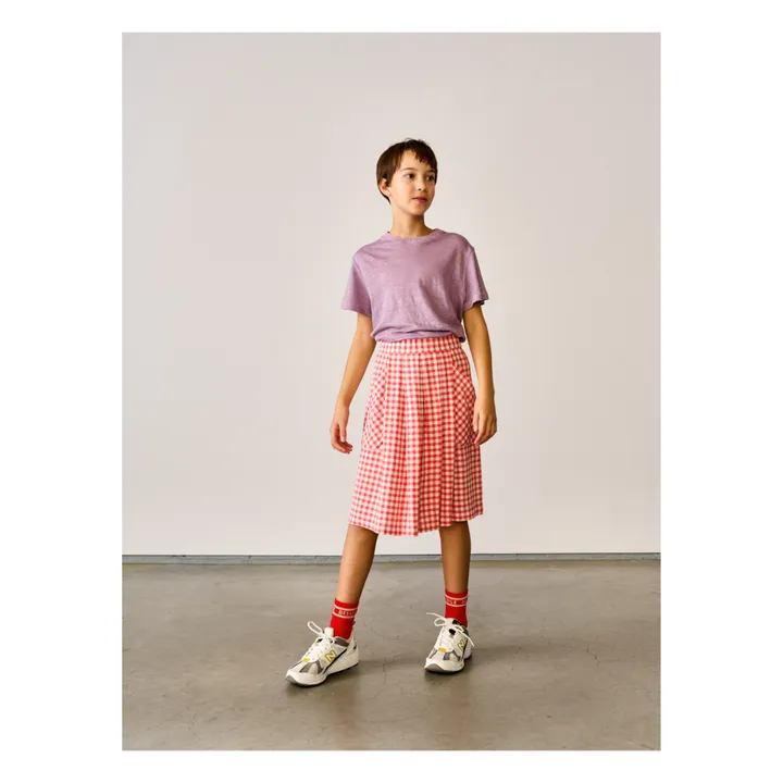Amici Gingham Skirt | Poppy- Product image n°2