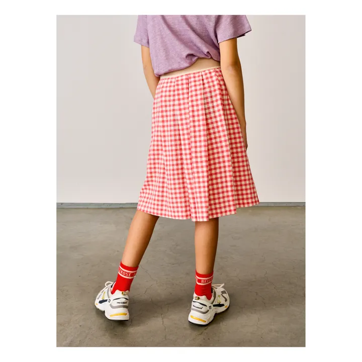 Amici Gingham Skirt | Poppy- Product image n°7