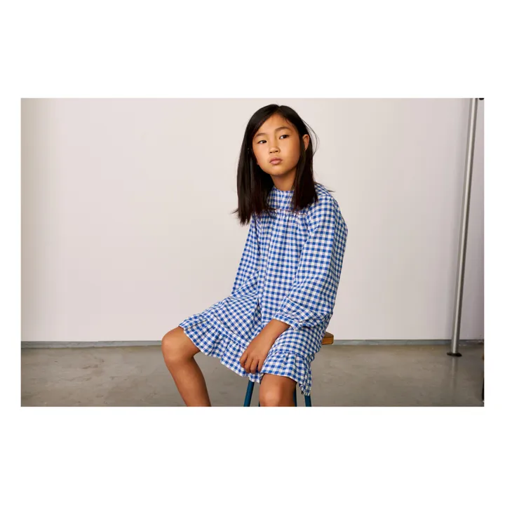 Bellerose Penelope Checkered Dress Blue Smallable