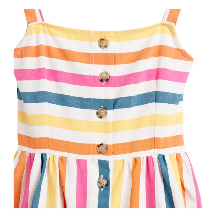 Axelle Striped Dress | Yellow- Product image n°7