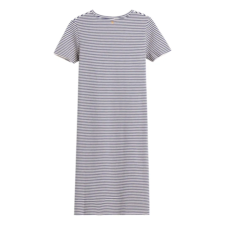 Cath Striped Dress | White- Product image n°7