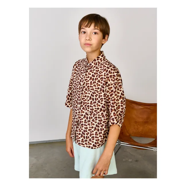 Camisa Leopard Ave | Marrón