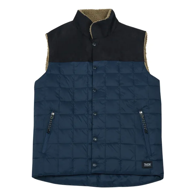Reversible Puffer Vest - Adult Collection  | Navy blue