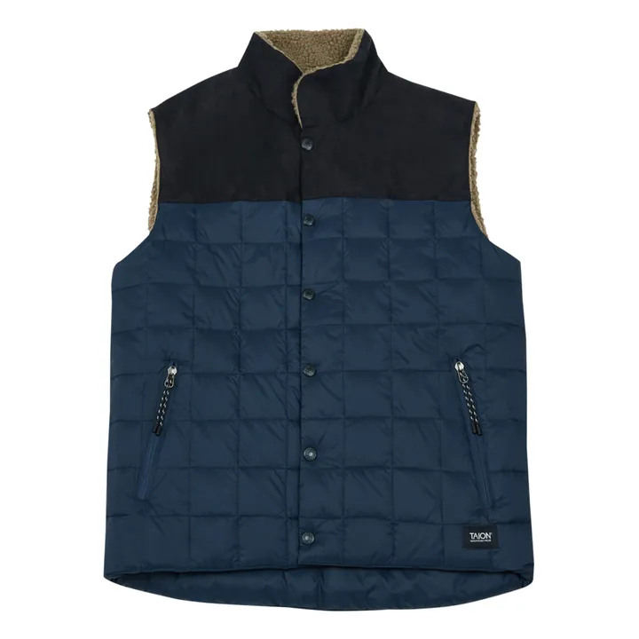 Reversible Puffer Vest - Adult Collection  | Navy blue- Product image n°0