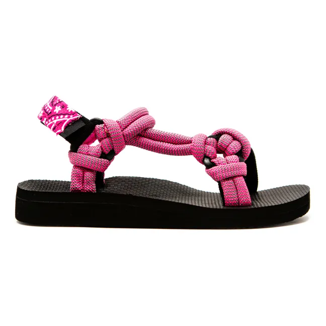 Trekky Rope Sandalen | Rosa