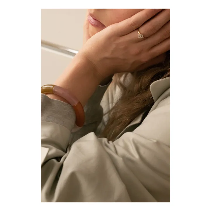 Bracelet Résine Plaqué Or Bitte-Kai | Orange- Image produit n°4