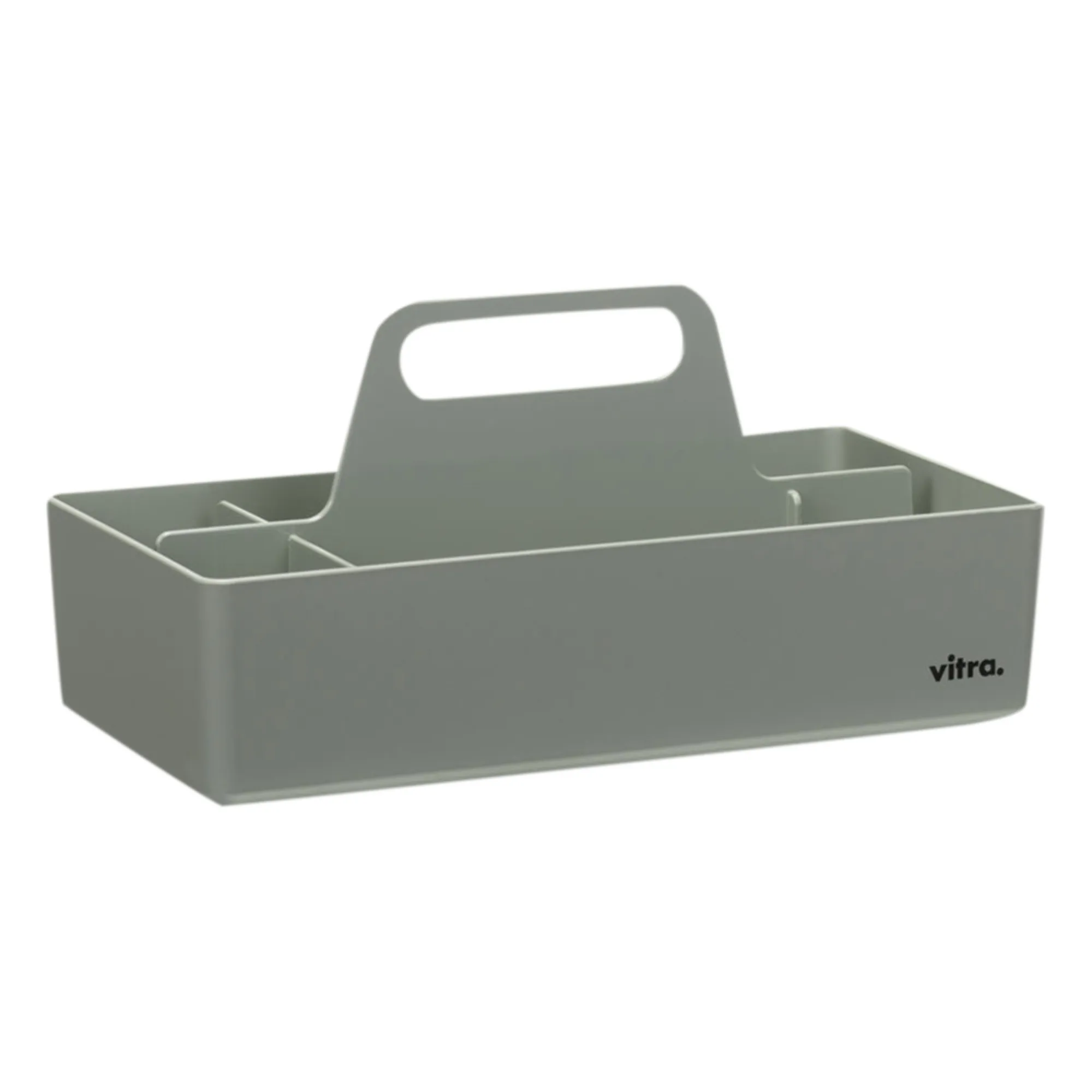 Vitra Mossy Grey Recycled Plastic Toolbox Organiser - Arik Levy