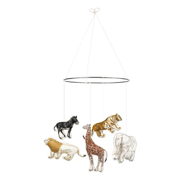 Wild Animal Organic Cotton Mobile- Product image n°0