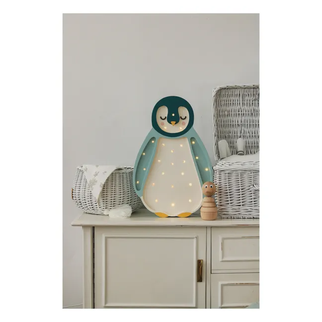 Tischleuchte Pinguin | Blau