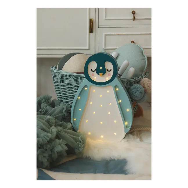 Lámpara de sobremesa Pingüino | Azul