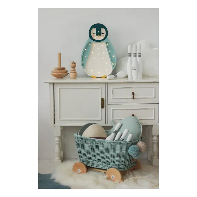Lámpara de sobremesa Pingüino | Azul