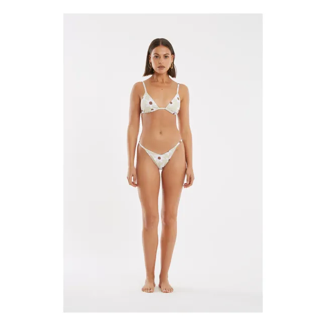 Haut de Maillot Paper Flower | Vert pâle