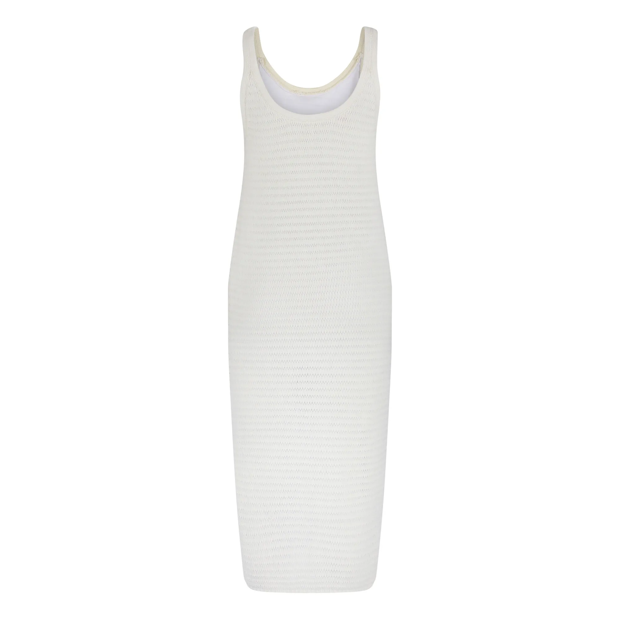 white christmas dresses Crochet Lattice Knit Mini Dress main image 0