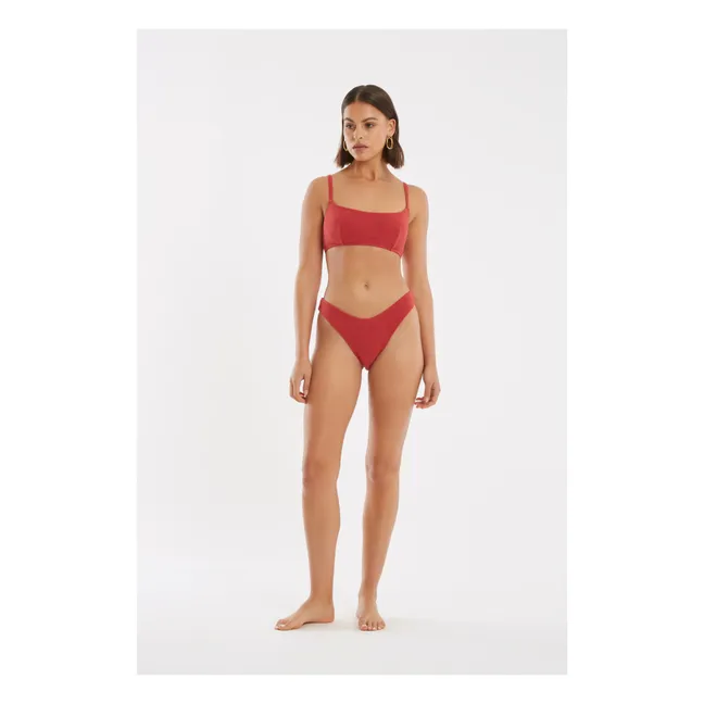 Ruby Bikini Top | Red
