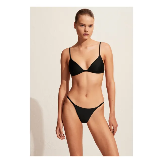 Haut de Maillot Triangle | Noir