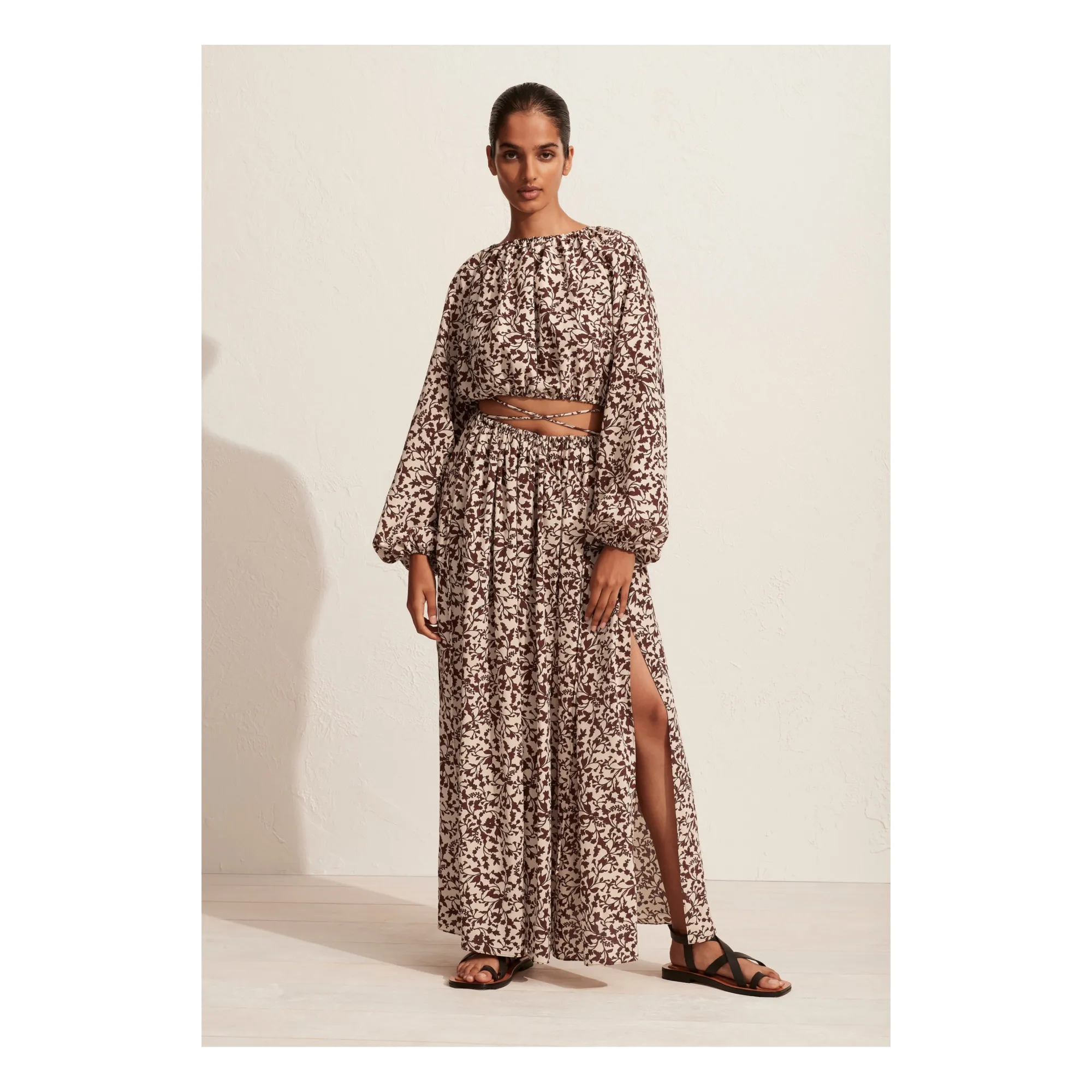 Matteau Brown Voluminous Blouse