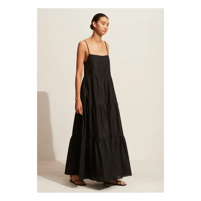 Robe Tiered Low Back | Noir