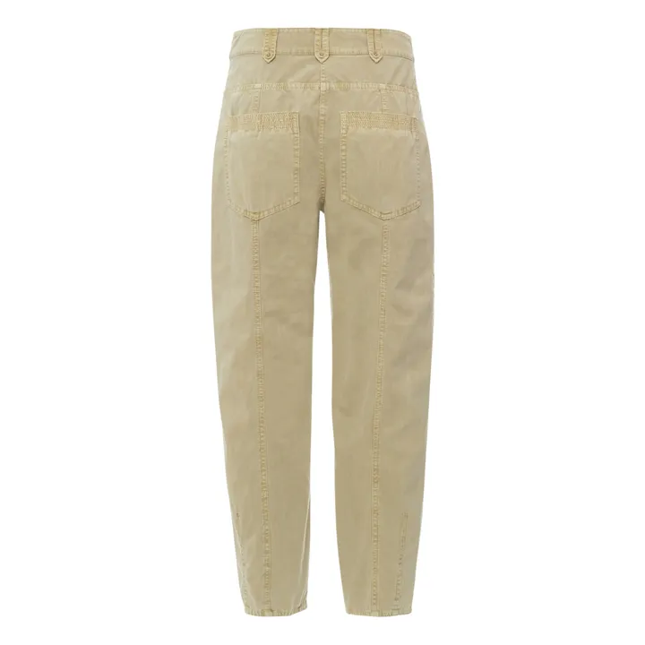 Cambrie Quilted Pocket Trousers | Beige- Product image n°4