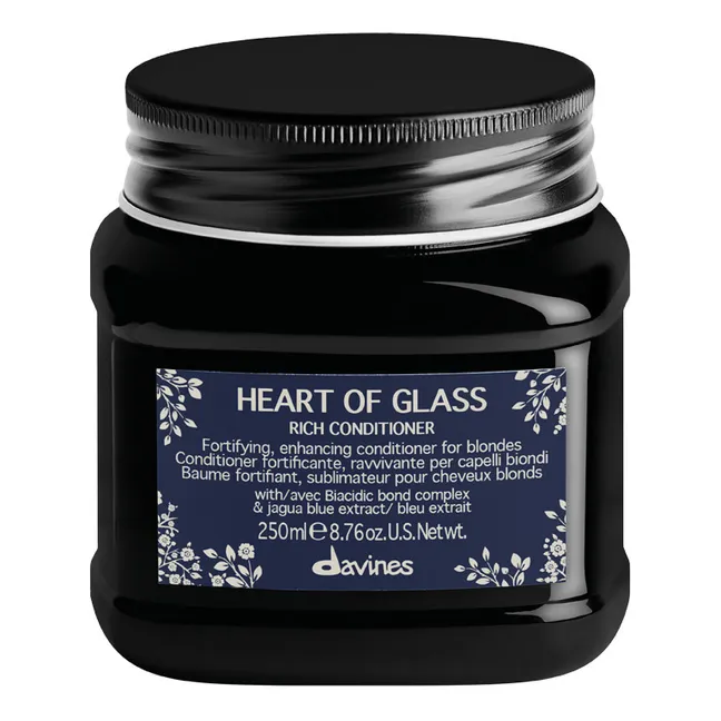 Acondicionador fortificante para cabello rubio Heart of Glass - 250 ml
