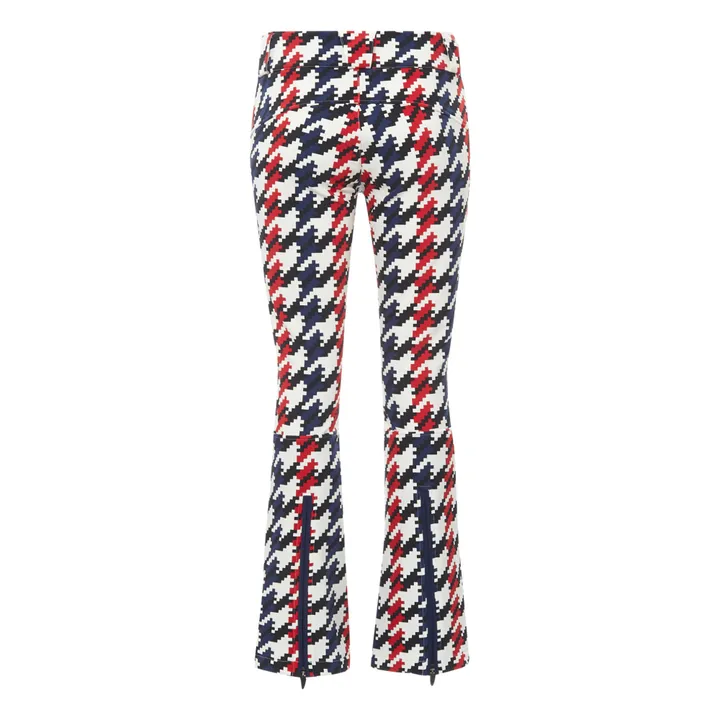 Aurora Flare Print Ski Trousers | Navy blue - Red- Product image n°3