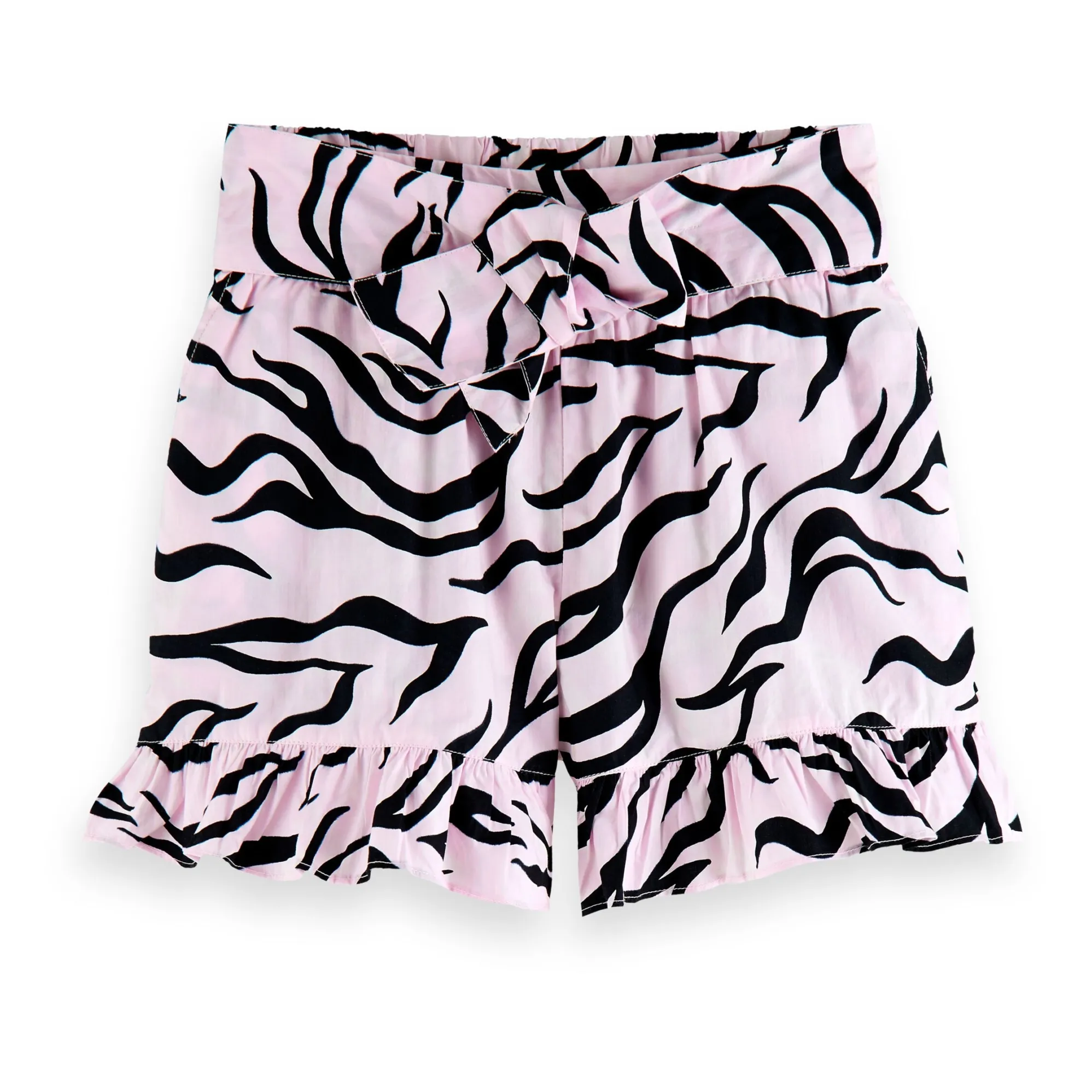 Scotch & Soda Pink Zebra Organic Cotton Shorts