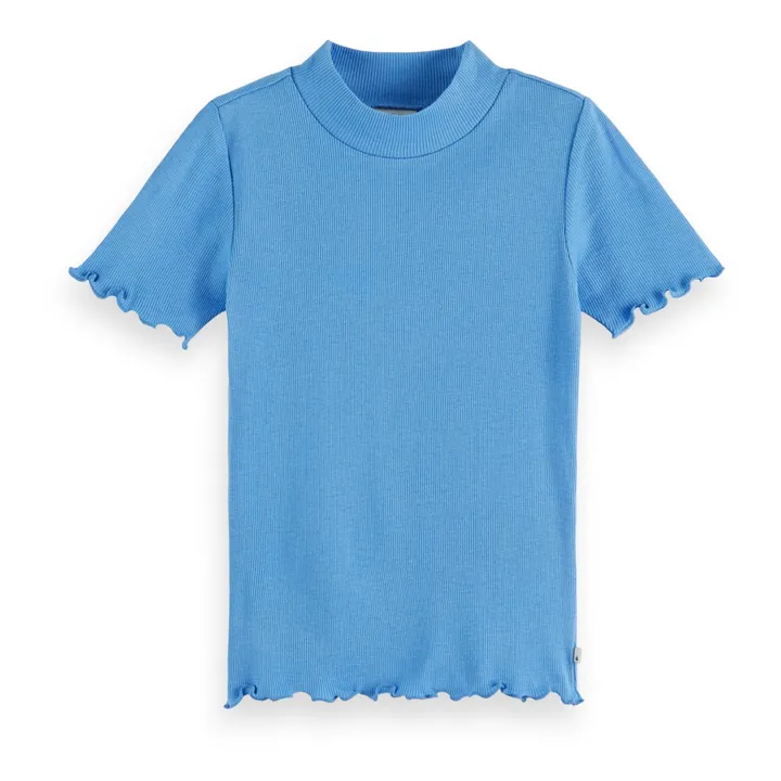 T-shirt Coton | Bleu Clair- Image produit n°0