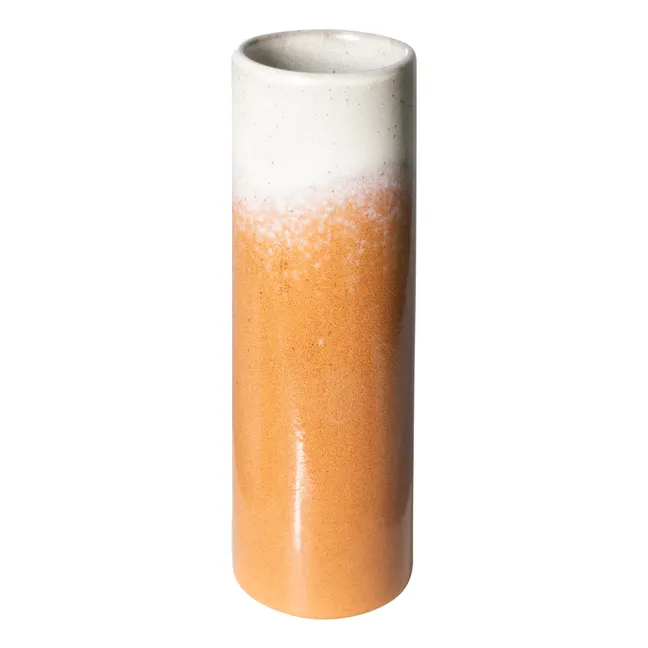 Vase 70's céramique | Orange