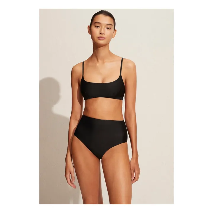 Bas de Maillot Taille Haute | Noir- Image produit n°0