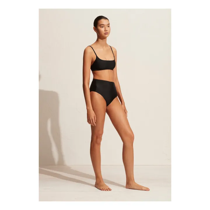 Bas de Maillot Taille Haute | Noir- Image produit n°2