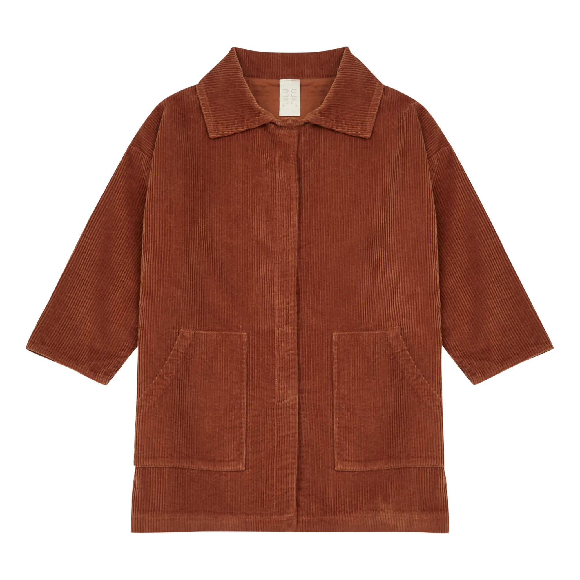 Liilu Rust Corduroy Coat
