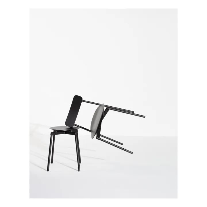 Silla metálica Fromme | Negro- Imagen del producto n°7