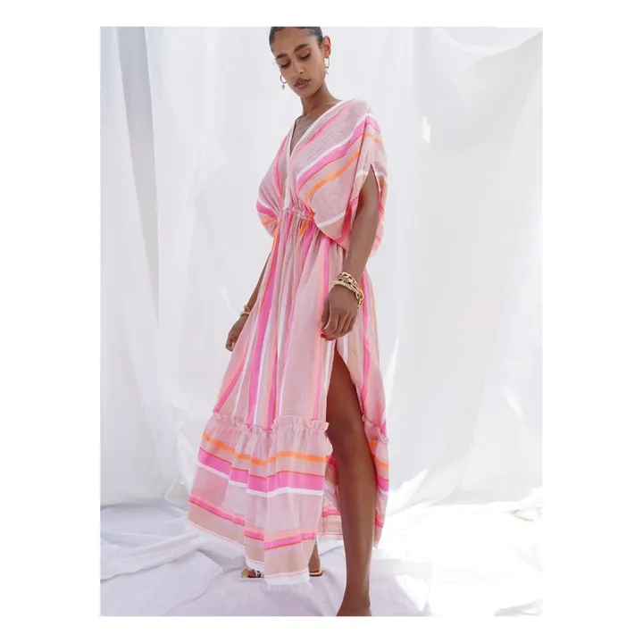 Kleid Plunge Neck Jikirti | Rosa- Produktbild Nr. 2