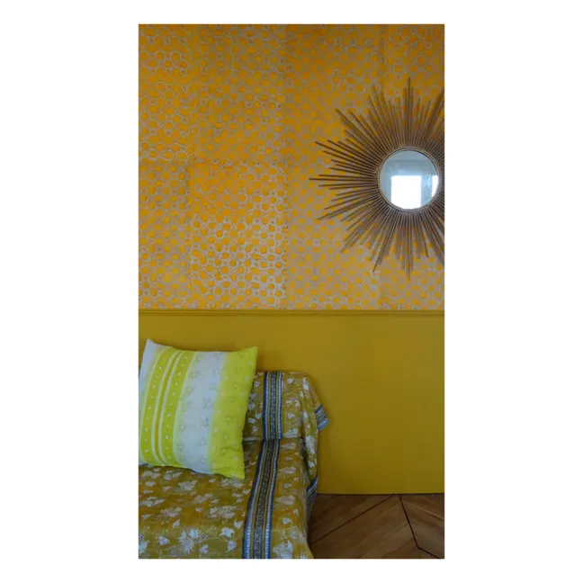Jaisalmer Yellow Wallpaper - Set of 12 Sheets | Yellow