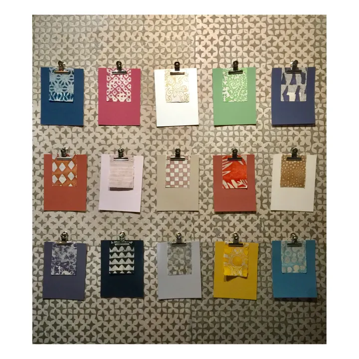 Papier-peint Stars - Set de 12 feuilles | Gris- Image produit n°2