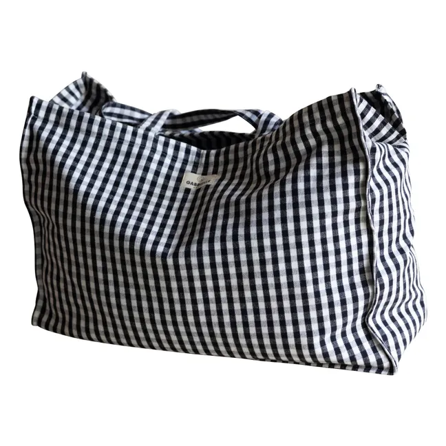 Tasche week-end Vichy | Schwarz