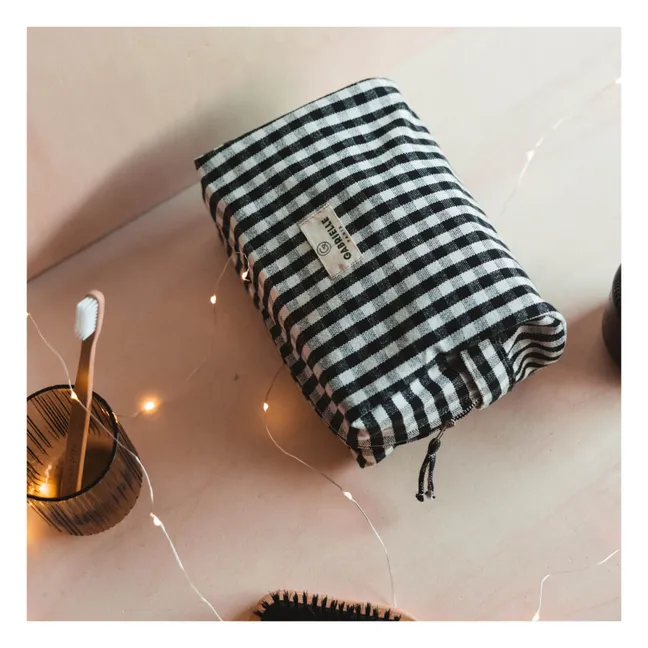 Trousse da bagno Vichy | Nero