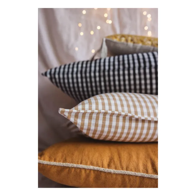 Kissen Vichy | Schwarz