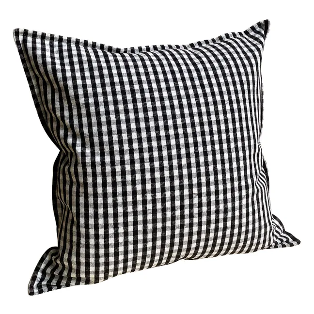 Kissen Vichy | Schwarz