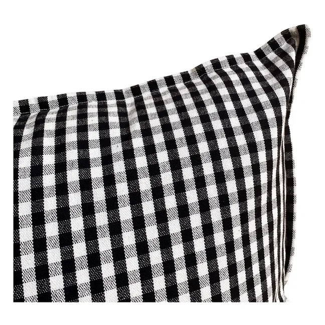 Kissen Vichy | Schwarz