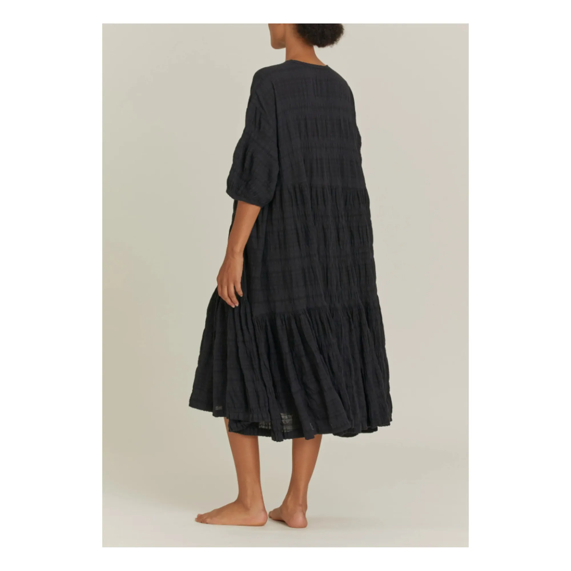Black Crane - Tent Dress - Black | Smallable Black Crane - Tent Dress - Black | Smallable