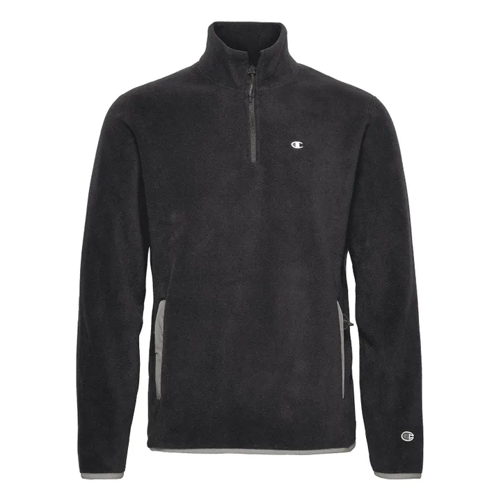 Polar Fleece 1/4 Zip Sweatshirt - Adult Collection  | Black- Product image n°0