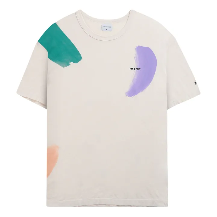 T-Shirt Oversize Coton Bio - Collection Adulte  | Ecru- Image produit n°0