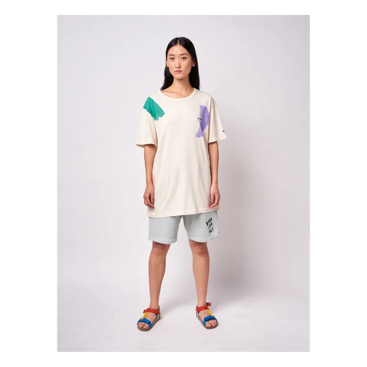 T-Shirt Oversize Coton Bio - Collection Adulte  | Ecru- Image produit n°5