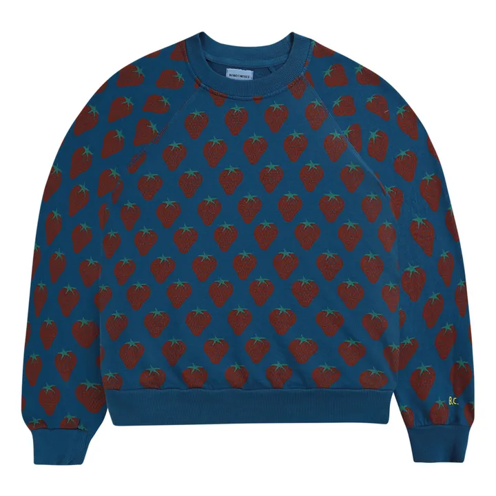 Sweatshirt aus Bio-Baumwolle - Damenkollektion  | Navy- Produktbild Nr. 0