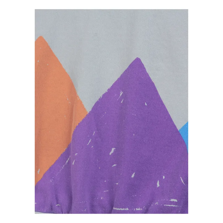 Sweatshirt aus Bio-Baumwolle Landscape - Damenkollektion  | Hellblau- Produktbild Nr. 4