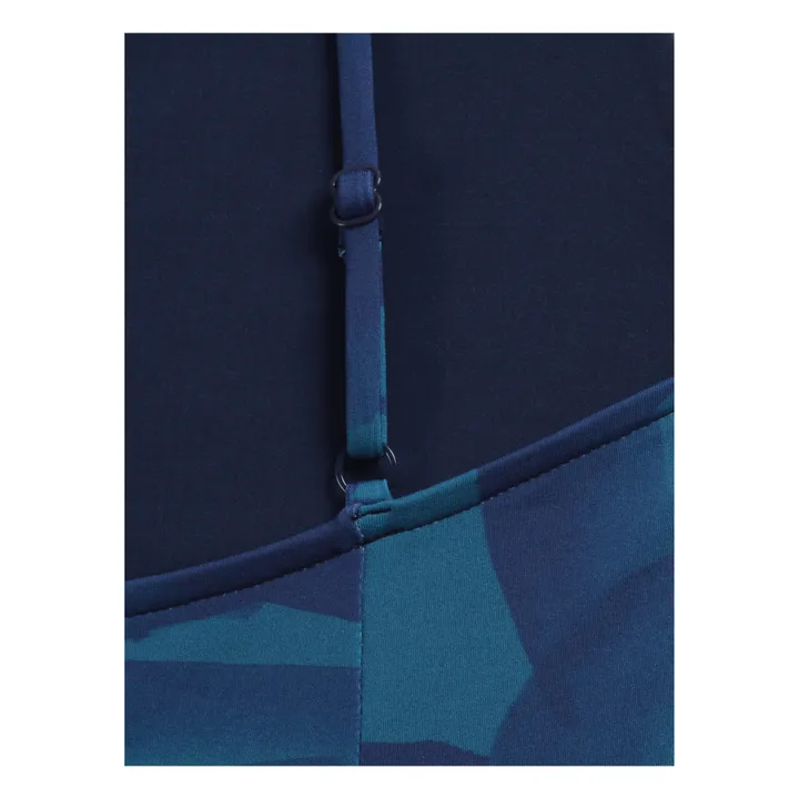 Bañador de de poliamida  reciclado - Colección Mujer  | Azul Marino- Imagen del producto n°4