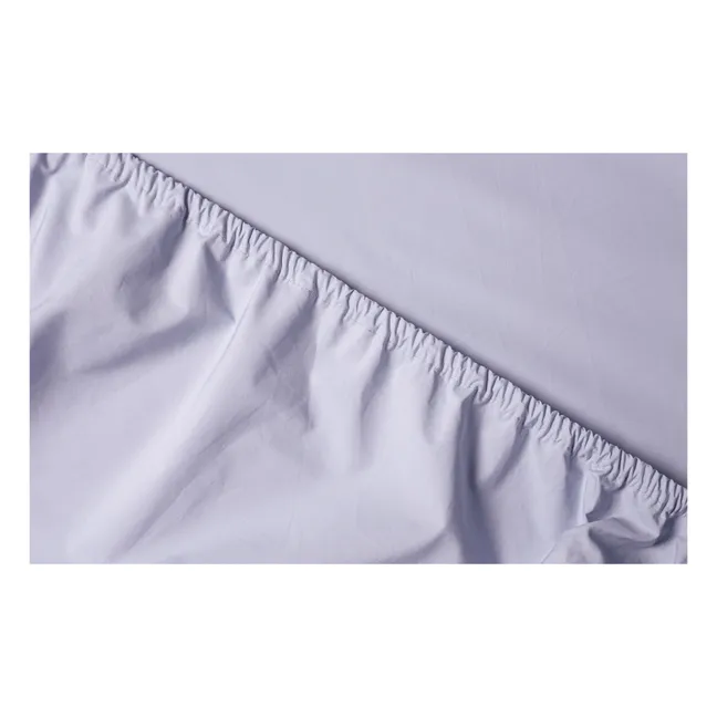 Drap-housse en percale organique | 	Lilas
