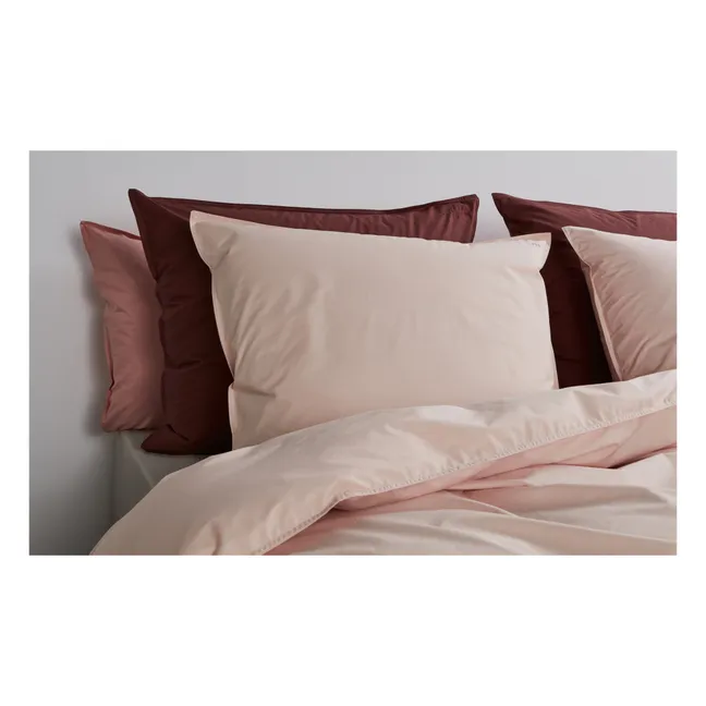 Organic Percale Duvet Cover | Blush