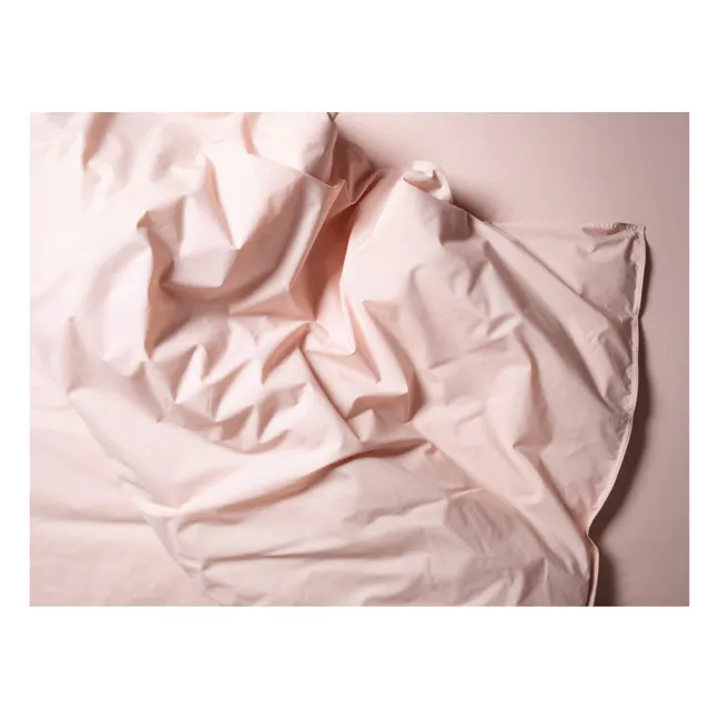 Organic Percale Duvet Cover | Blush