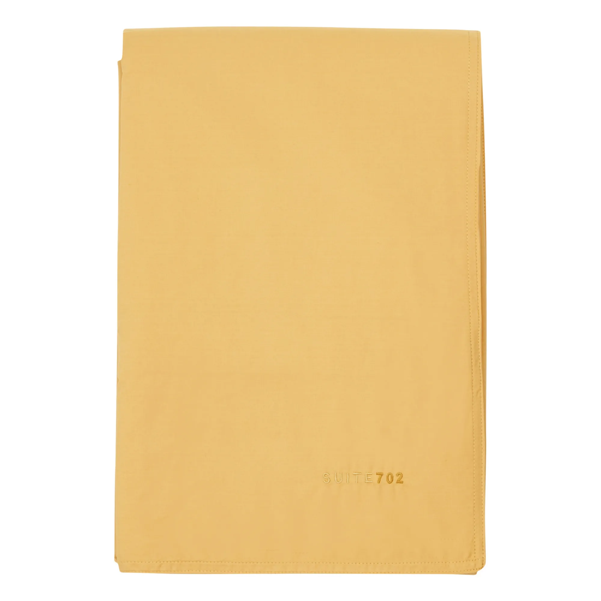 Suite 702 Gold Organic Percale Duvet Cover
